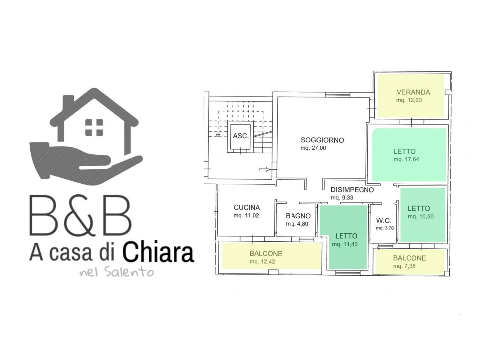 شقة A Casa Di Chiara ليتشي المظهر الخارجي الصورة
